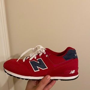 New balance vintage blue and navy shoes, Like new,